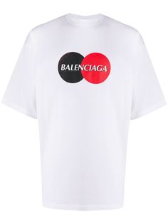 Balenciaga футболка оверсайз Uniform с логотипом