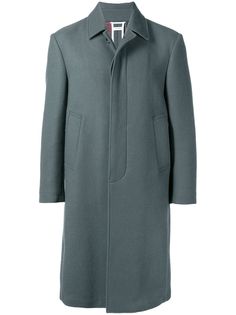 Thom Browne свободное кашемировое пальто с воротником