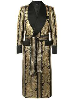 Dolce & Gabbana жаккардовый халат с поясом