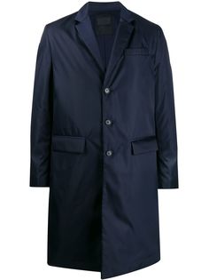 Prada однобортное пальто