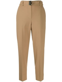 Brunello Cucinelli зауженные брюки с поясом
