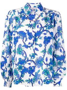 Givenchy рубашка с цветочным принтом