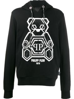 Philipp Plein худи с декором Teddy Bear