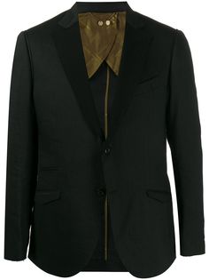Maurizio Miri пиджак с контрастными лацканами