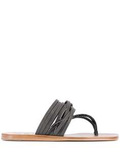 Brunello Cucinelli сандалии с заклепками