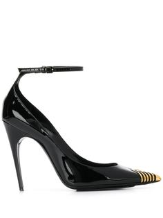 Saint Laurent туфли-лодочки с контрастным носком