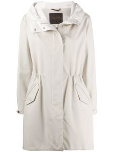 Moorer пальто с капюшоном и кулиской