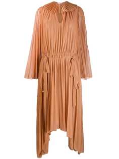 Atu Body Couture плиссированное платье асимметричного кроя