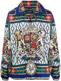 Dolce & Gabbana легкая куртка с принтом