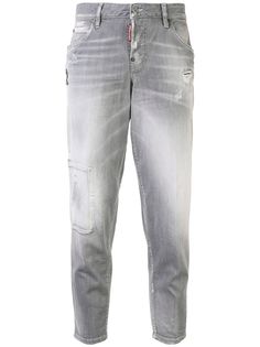 Dsquared2 зауженные джинсы с заниженной талией
