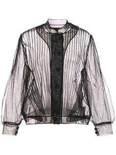 Simone Rocha плиссированная блузка из тюля