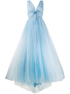 Brognano длинное платье с пышной юбкой