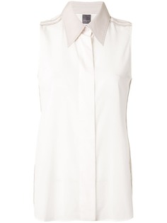 Lorena Antoniazzi рубашка свободного кроя с контрастным кантом