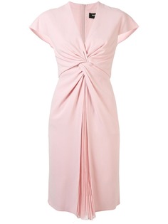 Paule Ka платье с драпировкой и V-образным вырезом