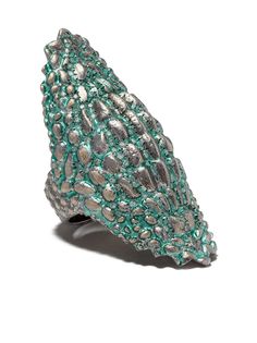 Venyx золотое кольцо Green Lady Caiman с бриллиантами