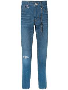 Mastermind World джинсы прямого кроя с эффектом потертости