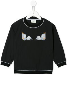 Fendi Kids футболка с принтом