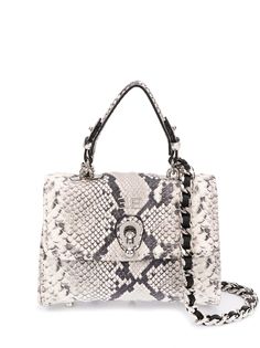 Ermanno Scervino сумка с тиснением под кожу змеи и логотипом