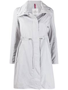 Moncler пальто средней длины с капюшоном