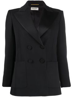 Saint Laurent двубортный смокинг