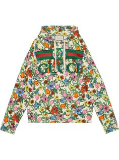 Gucci худи с принтом Pop Flora