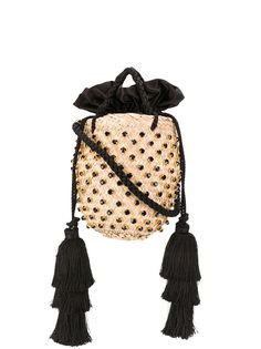 Le Nine сумка-ведро с кристаллами