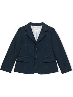 Gucci Kids жаккардовый блейзер с узором