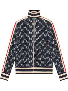 Gucci жаккардовая куртка с узором GG