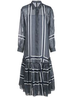 Sara Lanzi платье-рубашка свободного кроя