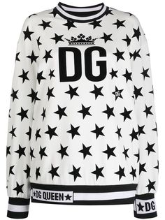 Dolce & Gabbana толстовка DG Queen с принтом