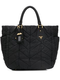 Prada Pre-Owned стеганая сумка-тоут