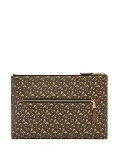 Burberry клатч с монограммой
