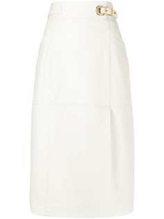 Alberta Ferretti юбка миди с запахом