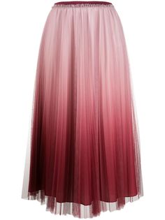 RED Valentino плиссированная юбка мини из тюля