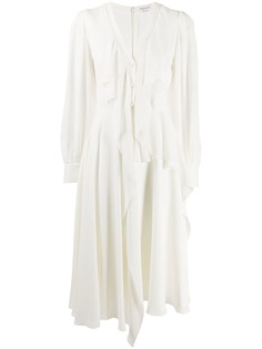 Alexander McQueen платье миди с оборками