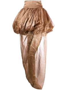 Romeo Gigli Pre-Owned юбка миди 1990-х годов с драпировкой