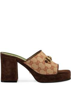 Gucci мюли на платформе