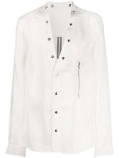 Rick Owens рубашка Larry без воротника