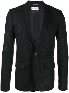 Saint Laurent блейзер в тонкую полоску