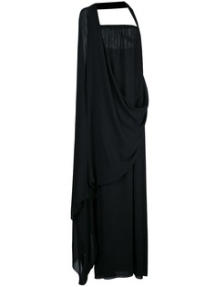 Vera Wang платье на одно плечо с драпировкой