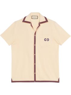 Gucci рубашка с логотипом GG