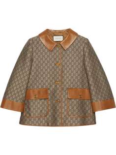 Gucci парусиновая куртка с узором GG