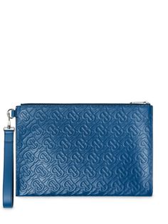 Burberry клатч с монограммой