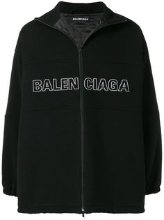 Balenciaga спортивное пальто с логотипом