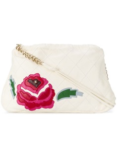 Chanel Pre-Owned сумка Camellia с нашивками 2003-20004 годов