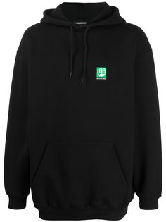 Balenciaga худи с нашивкой-логотипом