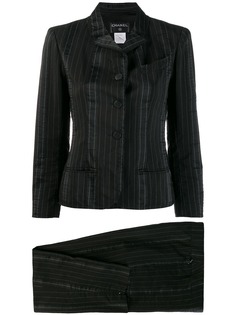 Chanel Pre-Owned полосатый костюм-двойка 2003-го года