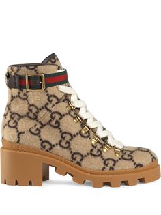 Gucci ботильоны с узором GG