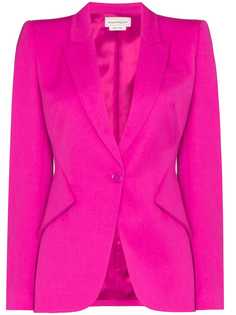 Alexander McQueen однобортный блейзер