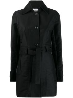 Chanel Pre-Owned пальто миди 2007-го года с поясом
